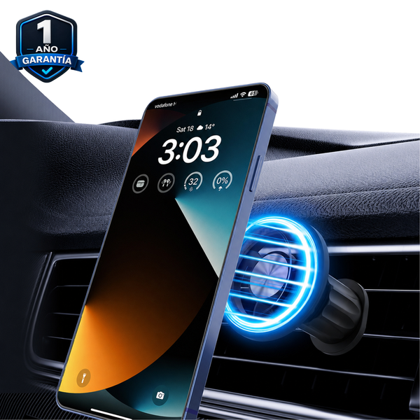 Soporte Magnético para Celular de Auto para Rejilla de Ventilación 360°