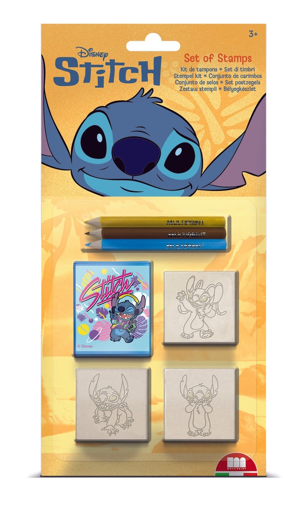 Set Sellos y colores Stitch