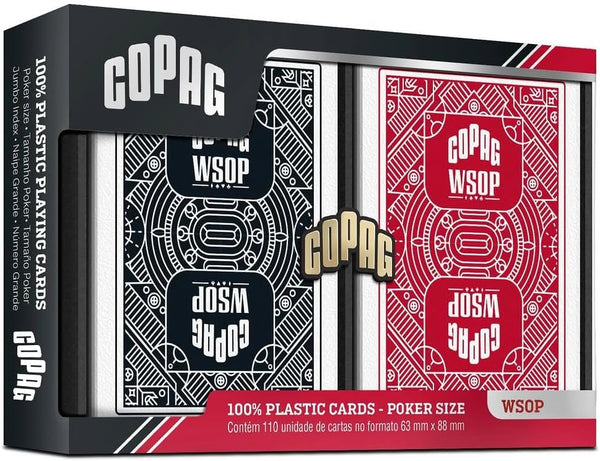 Naipes Poker Copag WSOP – Cartas Plásticas Profesionales