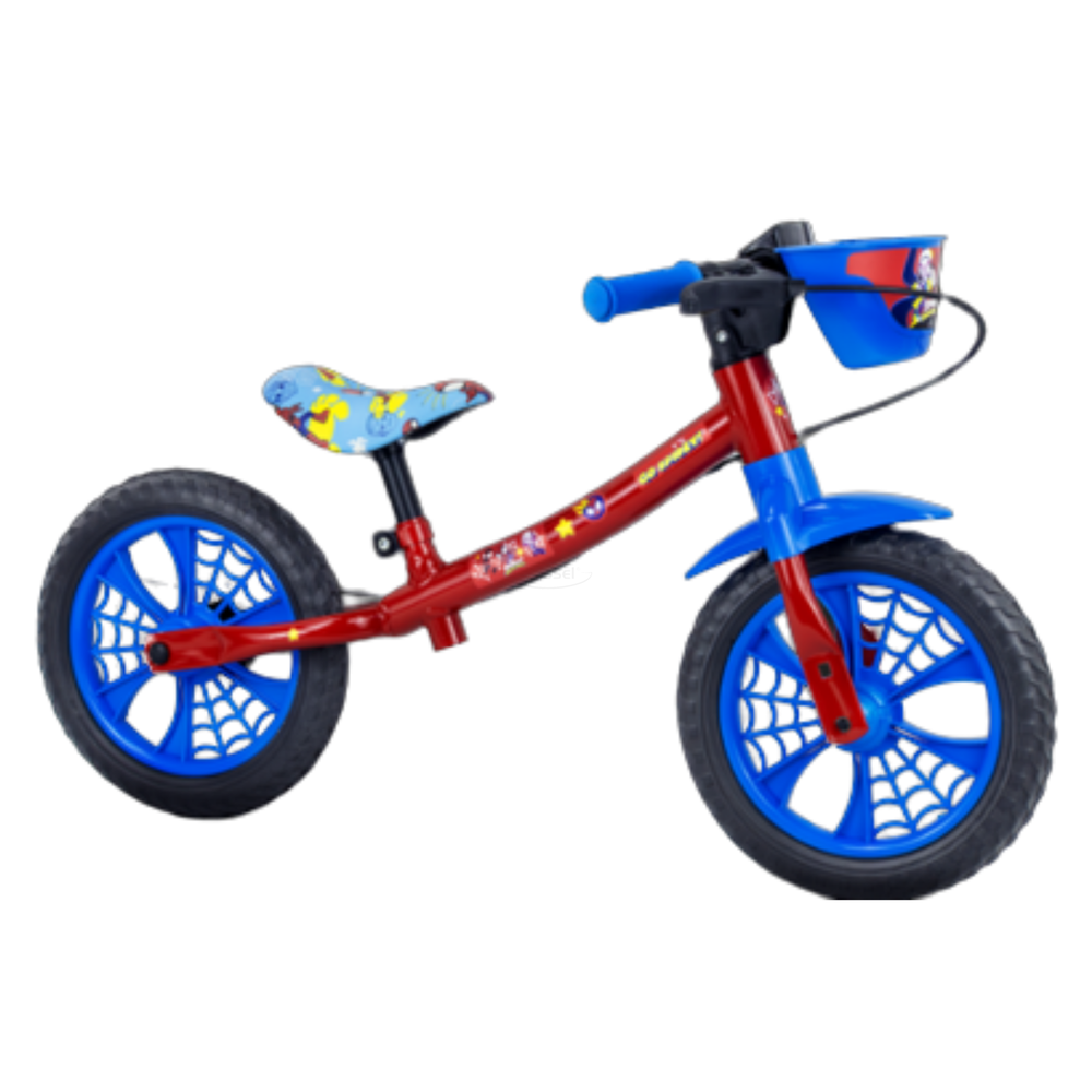 Chivita Bicicleta de Equilibrio Spider-Man Marvel Rodado 12 | sin Pedales con Canasto 2026