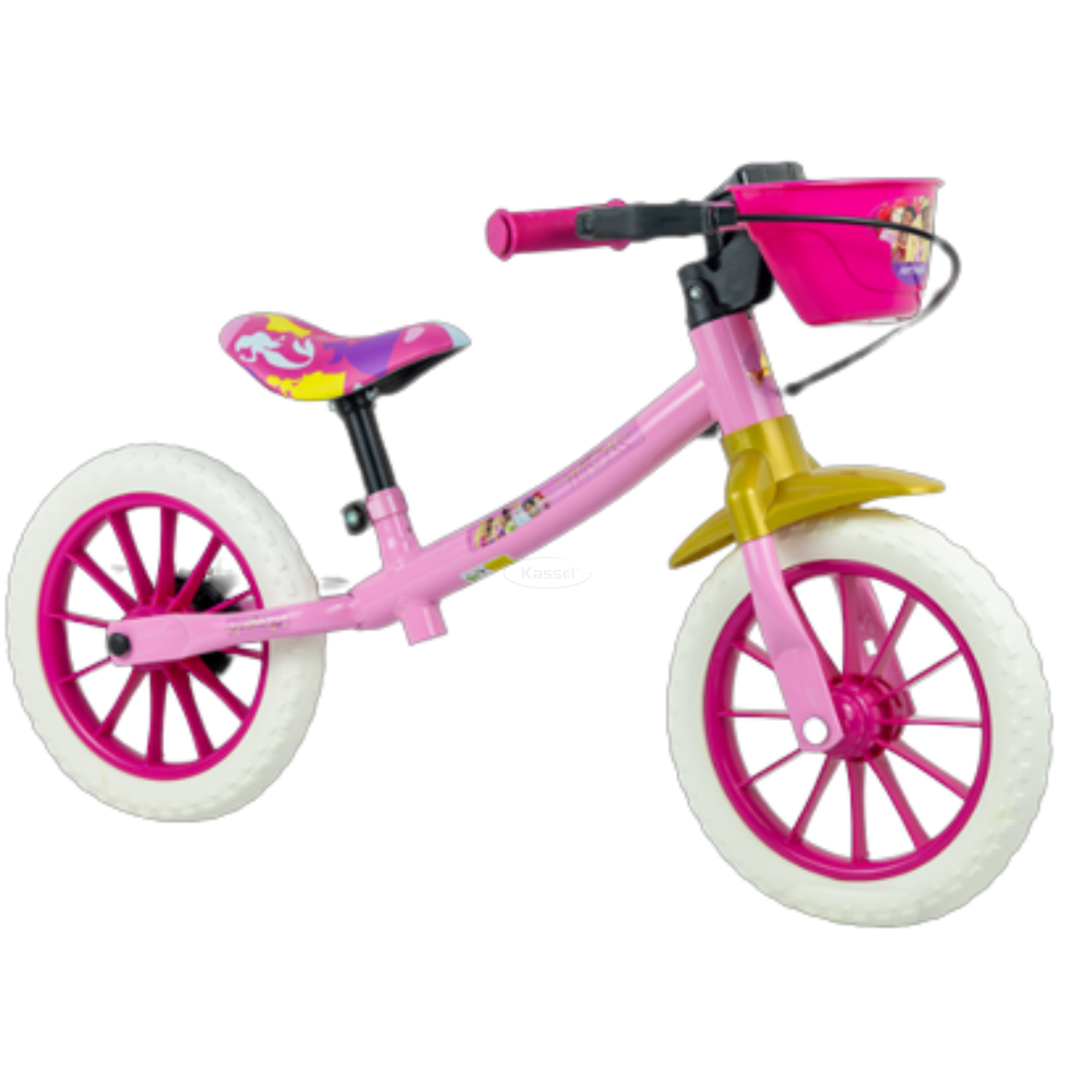 Chivita Bicicleta de Equilibrio Chivita Princesas Disney Rodado 12| sin Pedales con Canasto 2026