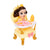 Muñeca Baby Bella con Silla Real Disney Princess